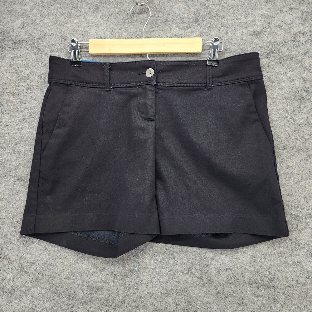 Isaac Mizrahi Shorts Womens 8 Black Chino